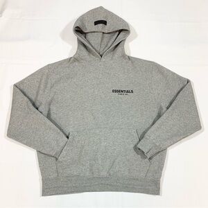 Essentials FOG Fear Of God Mens Small Hoodie Sweatshirt Pullover Gray READ